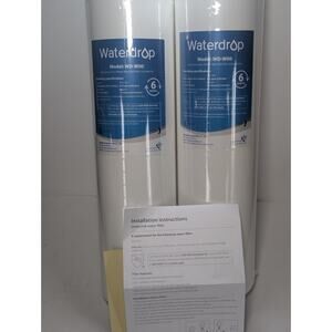 2 Pack Waterdrop WD-W00 Water Filter Replacement 3US-PF01 3US-MAX-F01